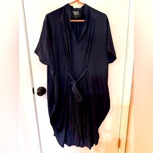 Ever by X Petite Night Sea Dress (Dark Navy)